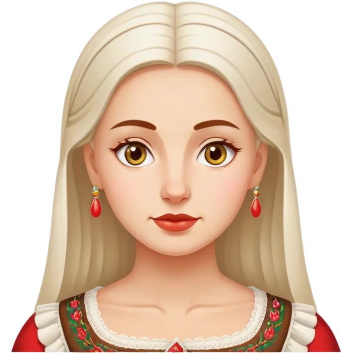 traditional polish european woman emoji