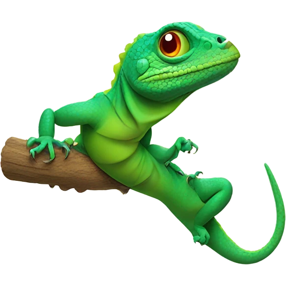 Lizard smoking weed  emoji