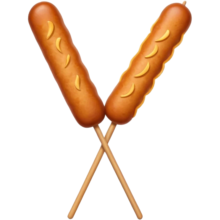 fried sausage on stick emoji