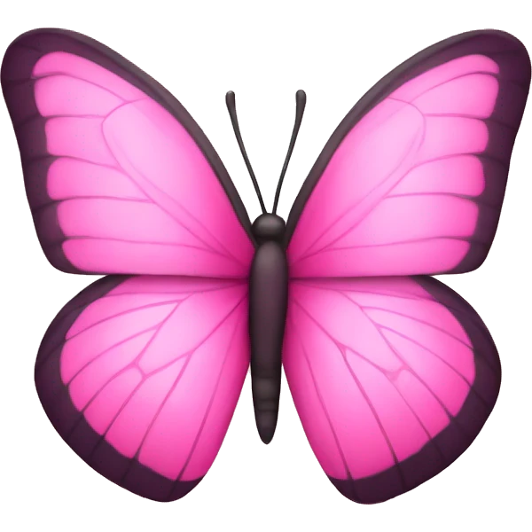 pink butterfly  emoji