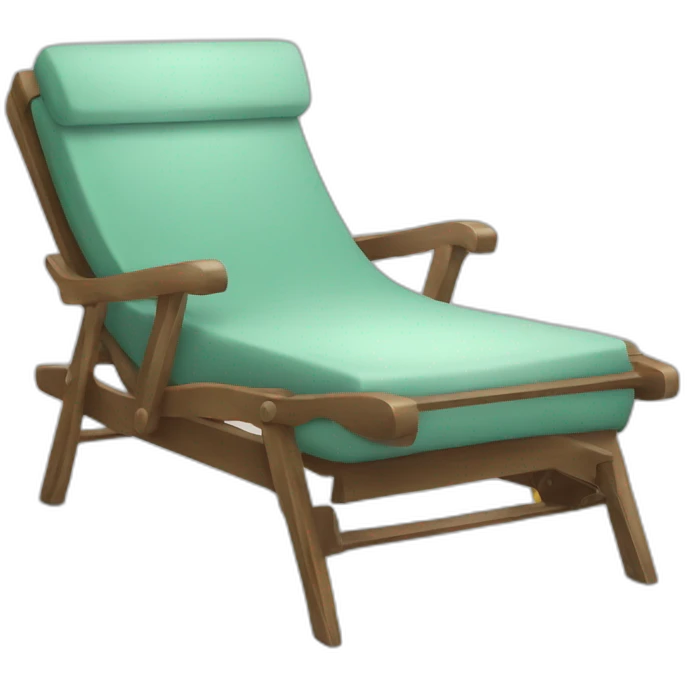 Chaussure sur chaise dans un cadre emoji