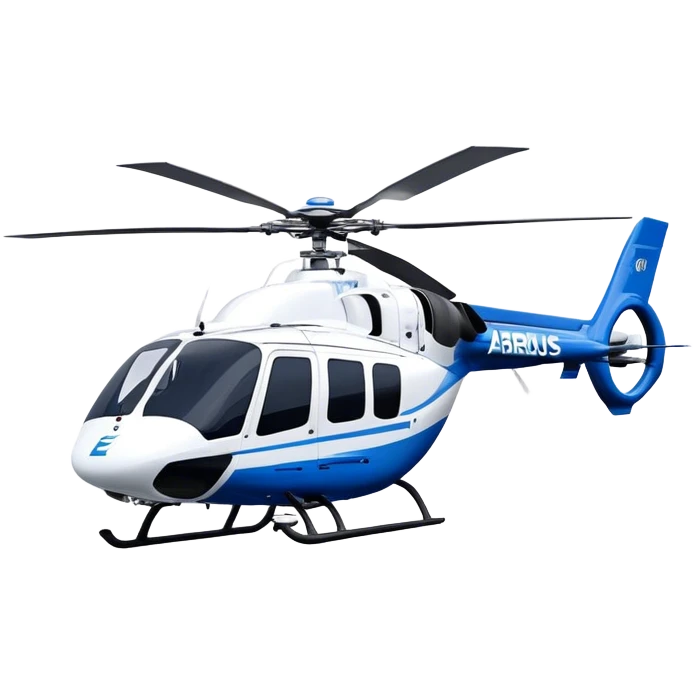 Eurocopter EC135 - Airbus Helicopters (Model Year: 2020) (Iconic colour: Blue and white) emoji