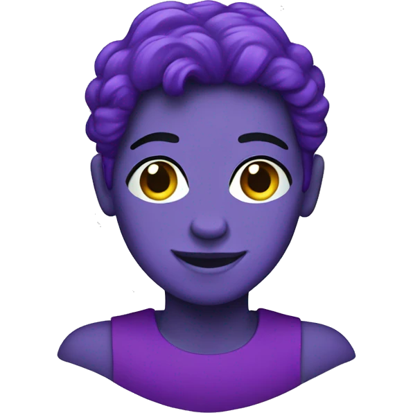 lgbt purple emoji