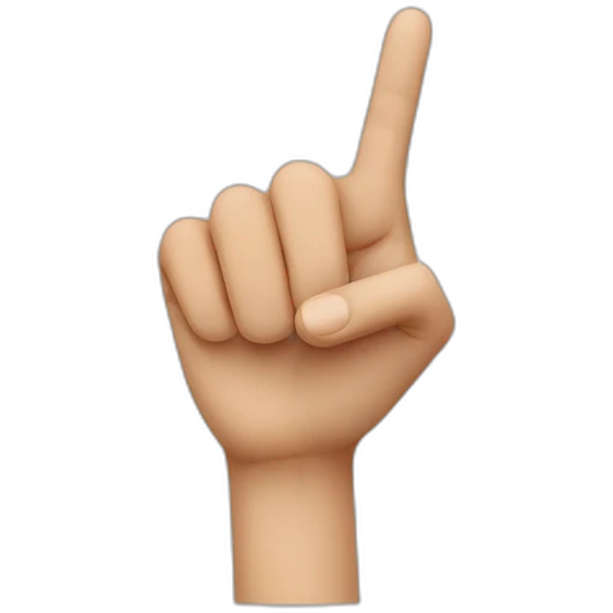 A HAND THAT POINT YOU emoji