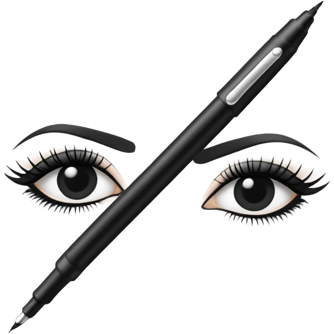 eye liner pen emoji