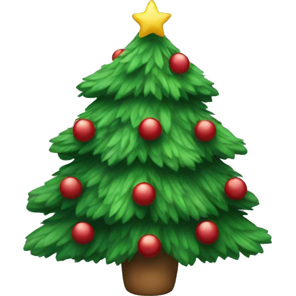 Christmas tree emoji