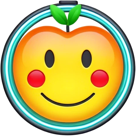 Neon signboard emoji
