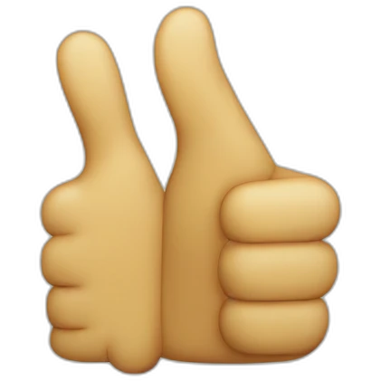 50% positive thumbs up emoji