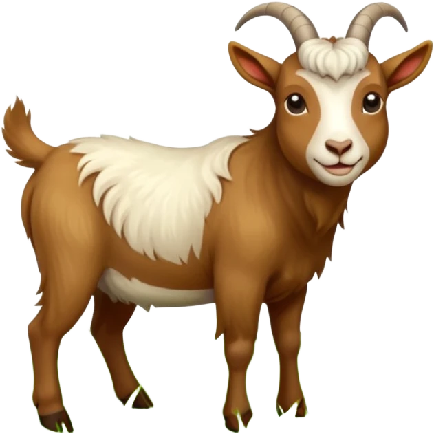 goat eating grass emoji