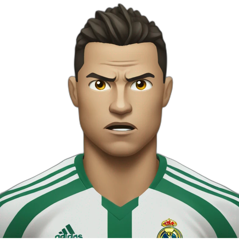 Ronaldo angry emoji