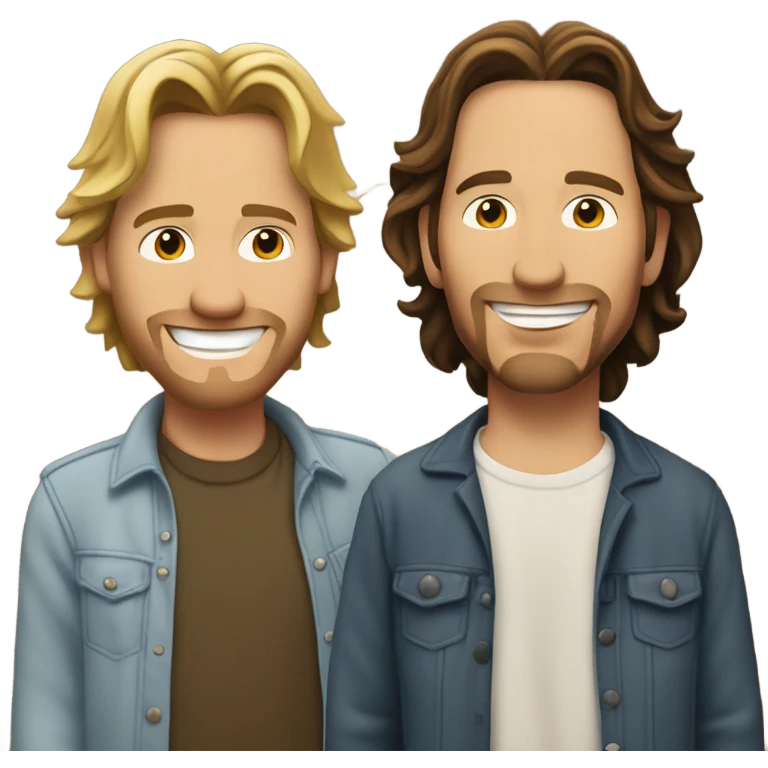 chad kroeger and eddie vedder friends emoji