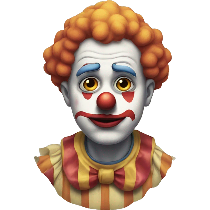 sad clown emoji