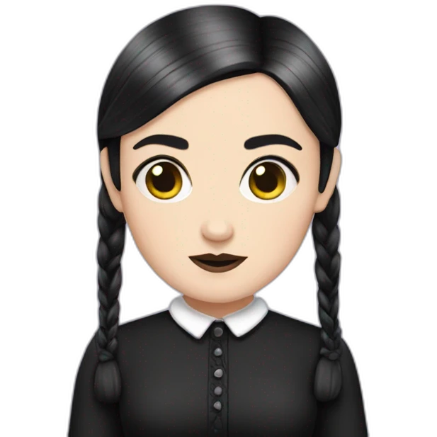 Wednesday Addams emoji