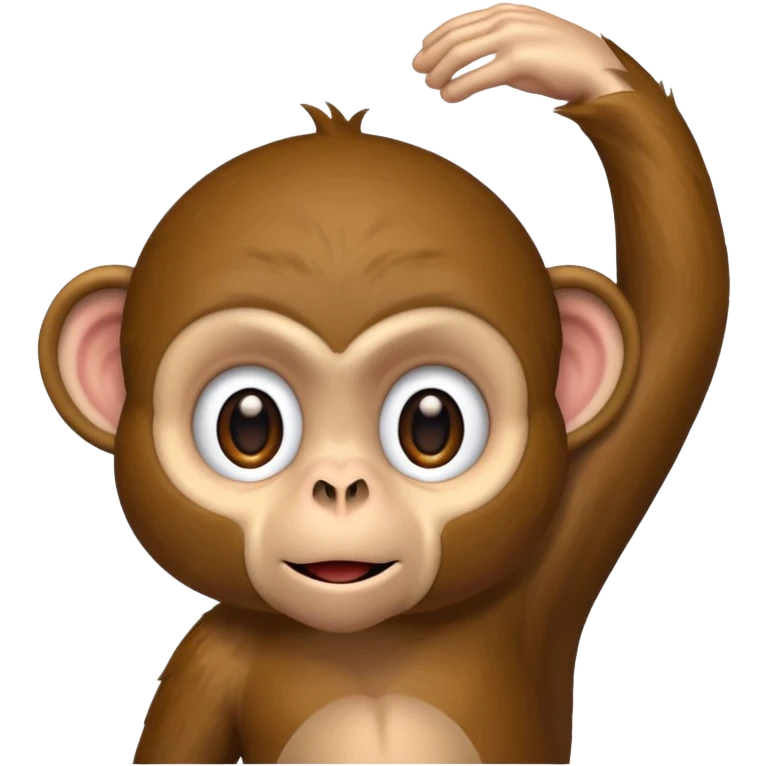 MONKEY LOOKING UP  emoji