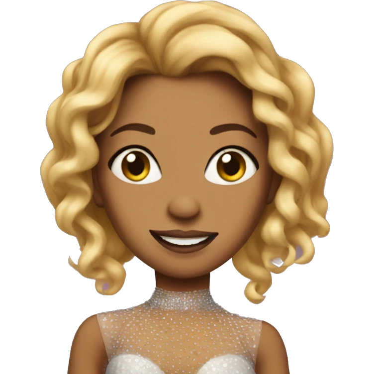 fiona dressed as beyoncé  emoji