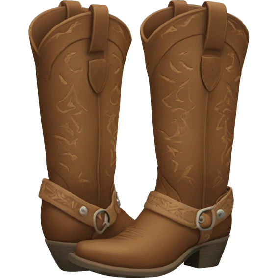 coastal cowgirl boots emoji