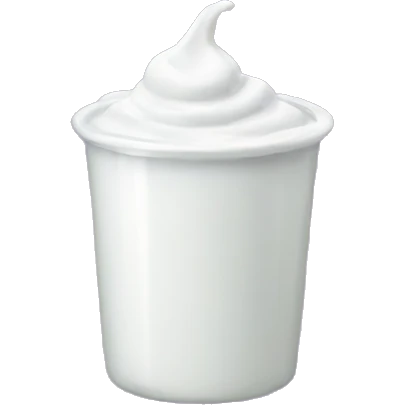 Yogurt aesthetic  emoji