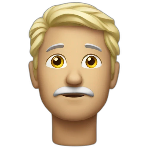 Man thinking  emoji