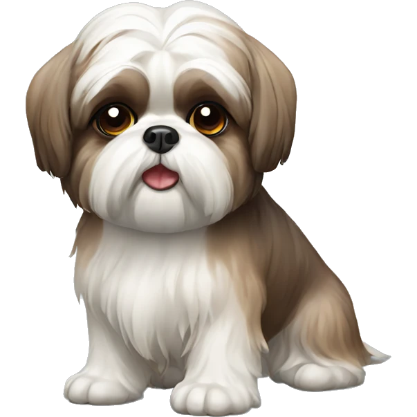 old dog shih tzu emoji