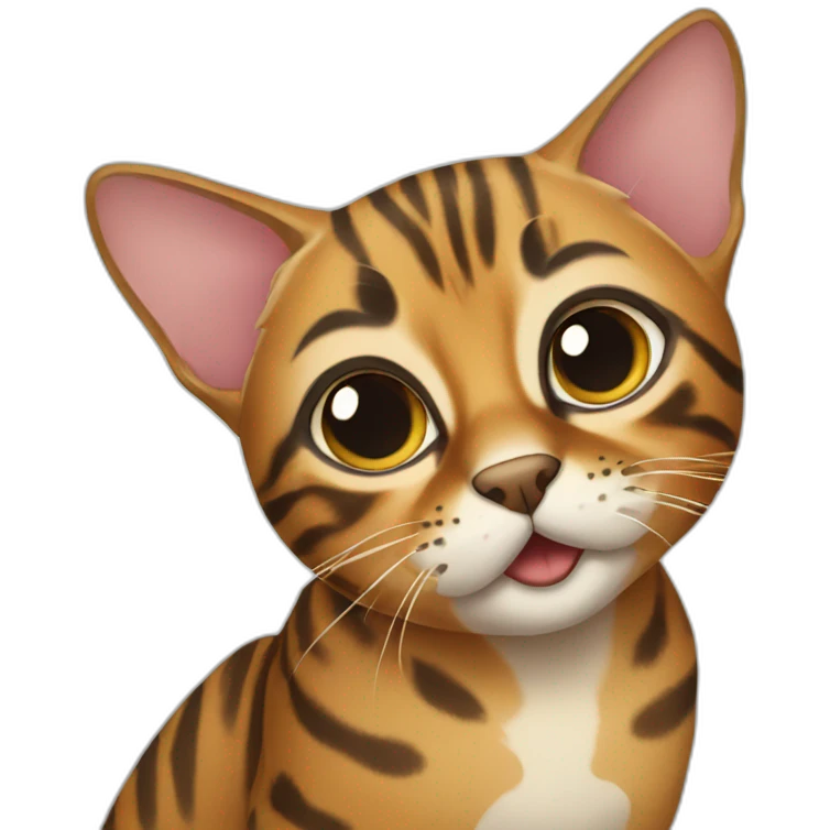 Bengal cat emoji