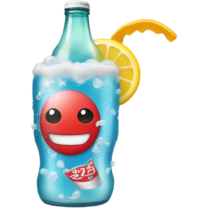 Soda from Nikke on the beach emoji