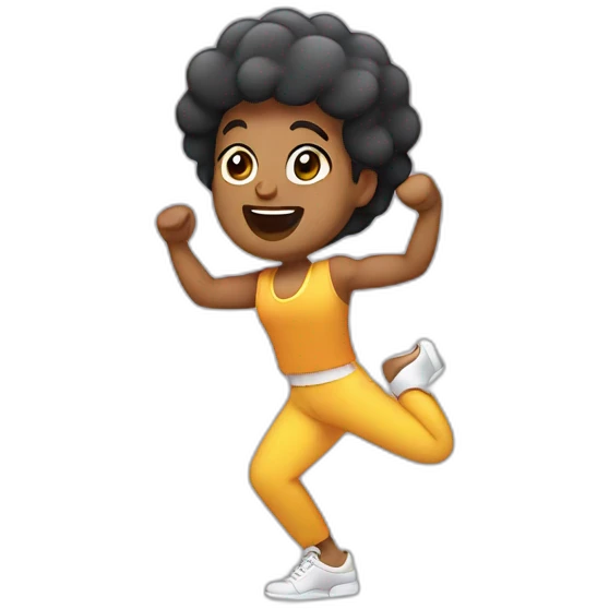 Disco excercise emoji