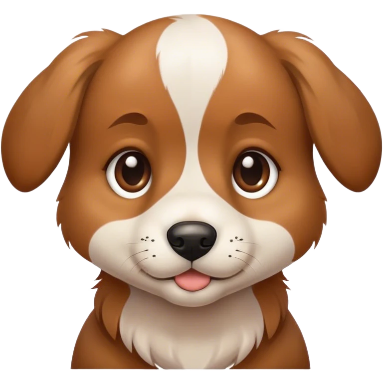 Head of puppy emoji