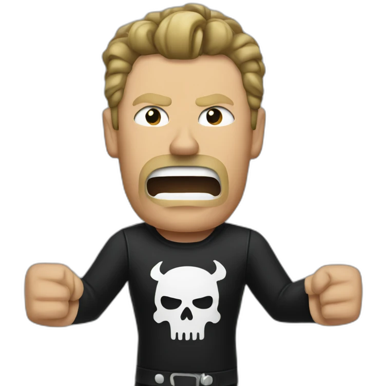 James Hetfield shrug emoji