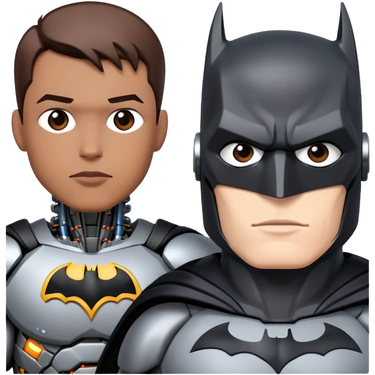 Batman and cibord emoji