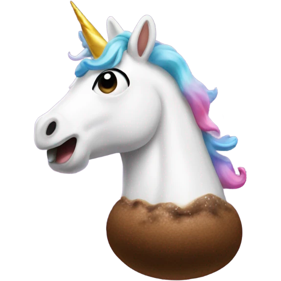 Poop unicorn  emoji
