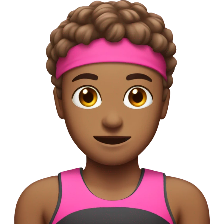 workout pink gear emoji