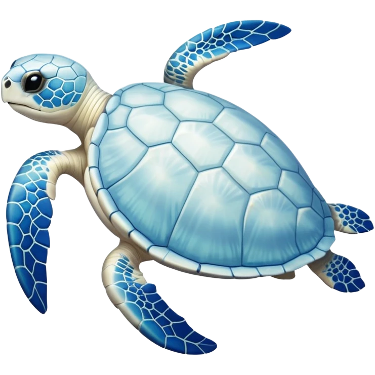 White sea turtle emoji