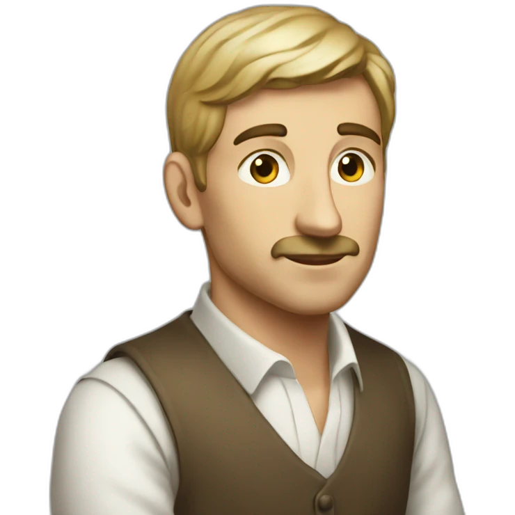 Pierre Loti writing emoji