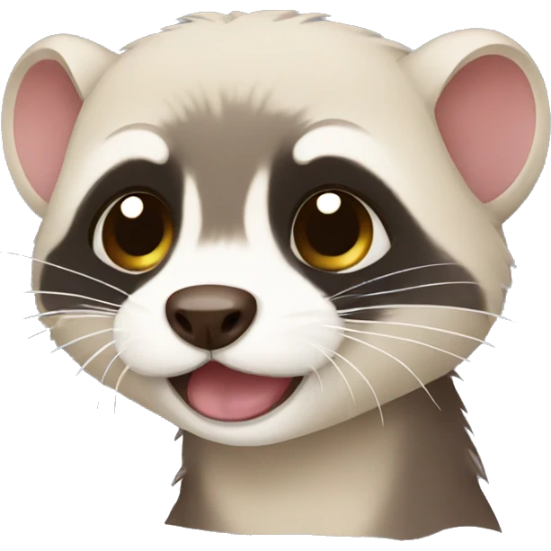 a crying ferret emoji