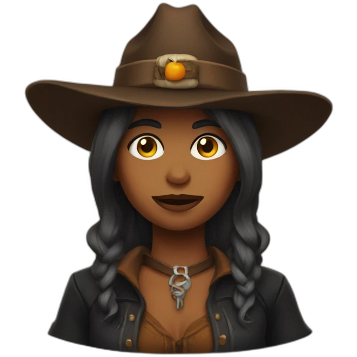cowboy witch emoji