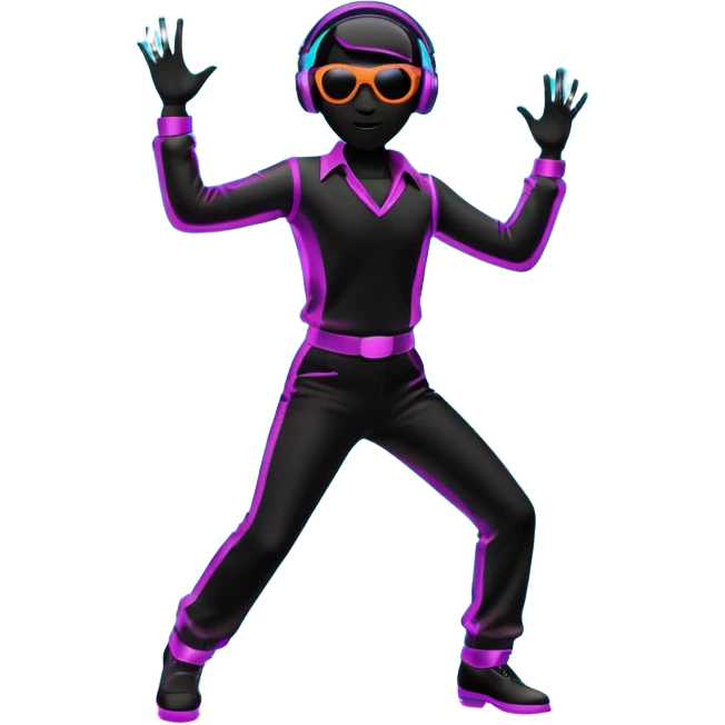Disco silhouette  emoji