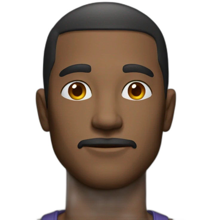A very lean man emoji