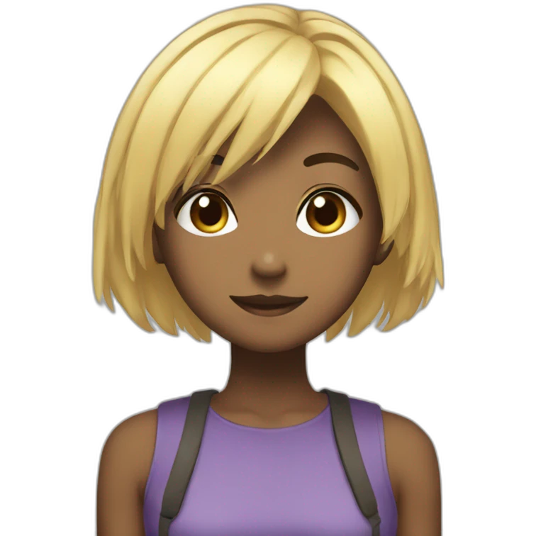 fille anime emoji