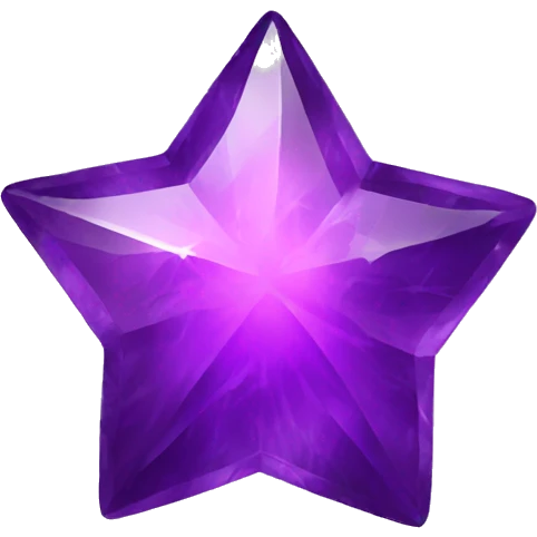 amethyst star gem emoji