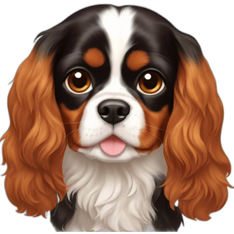 Cavalier King Charles spaniel emoji