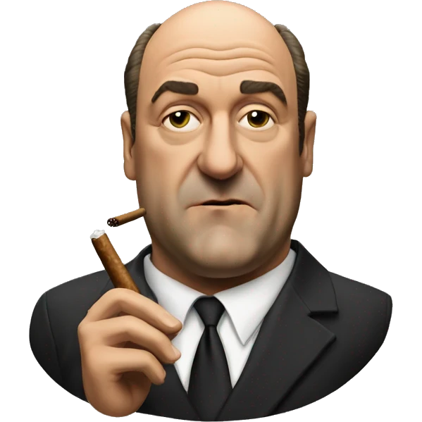 Tony soprano smoking a cigar  emoji