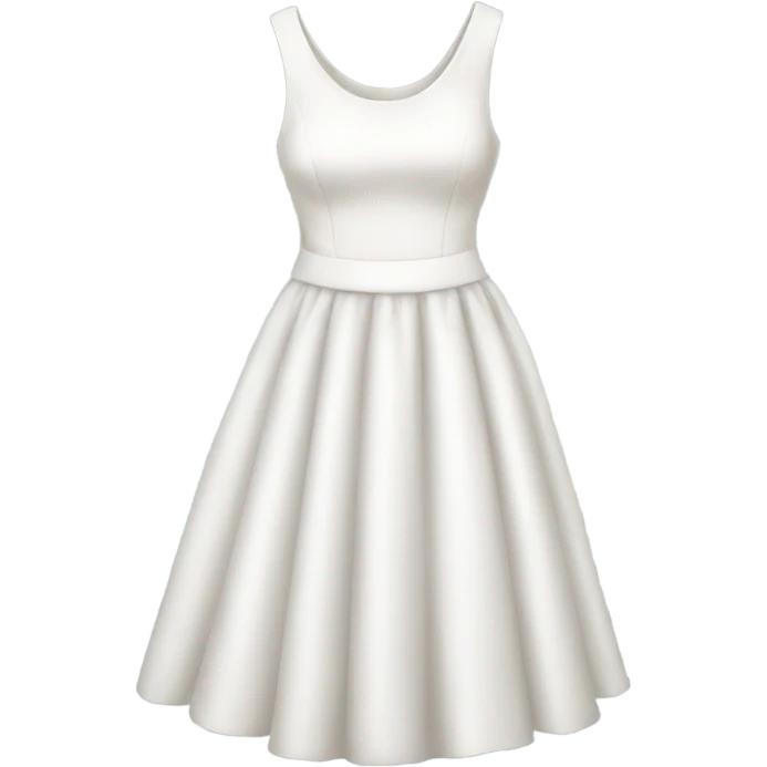 white dress emoji