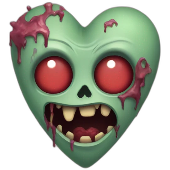 zombie heart emoji