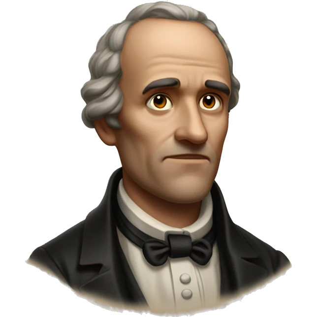 1800s man with a big forehead emoji