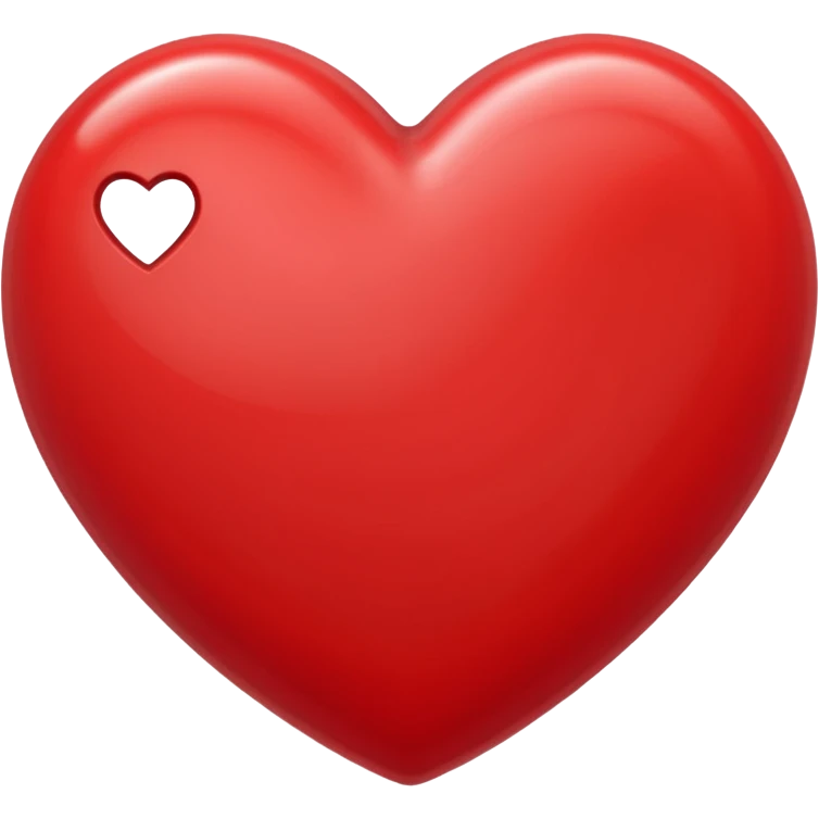 A red heart with the letter "J" in it emoji