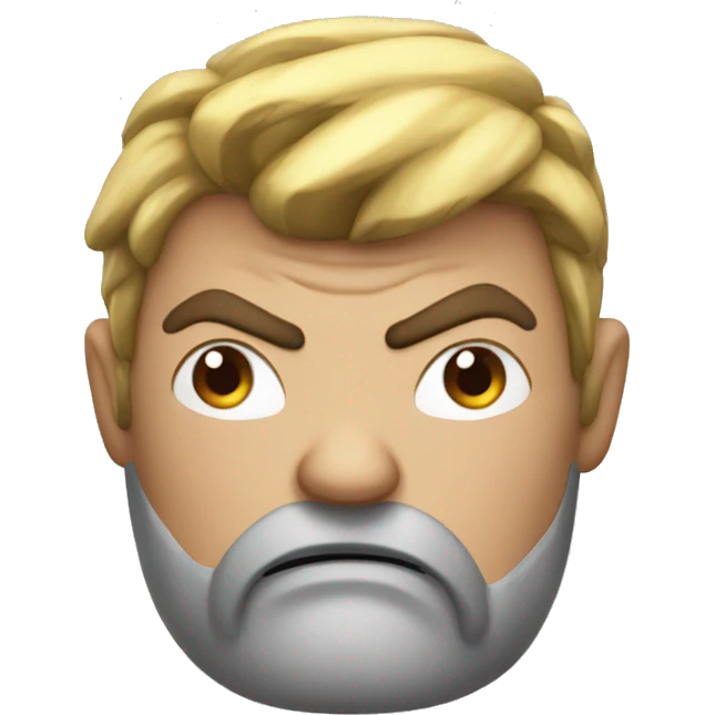super mega duper angry emoji
