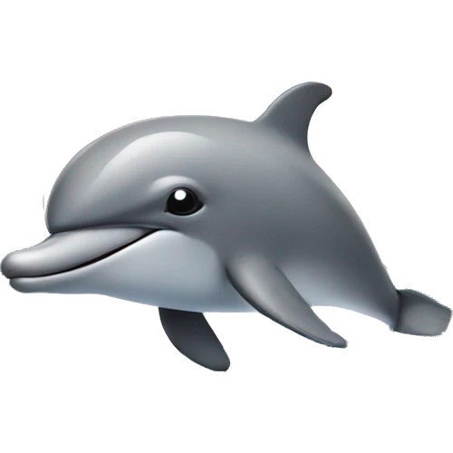 Dolphin sitting on a Washing machine  emoji