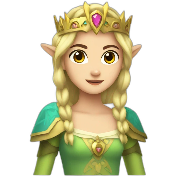 zelda as a princess emoji