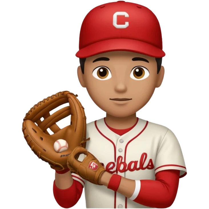 Baseball player catching a ball emoji