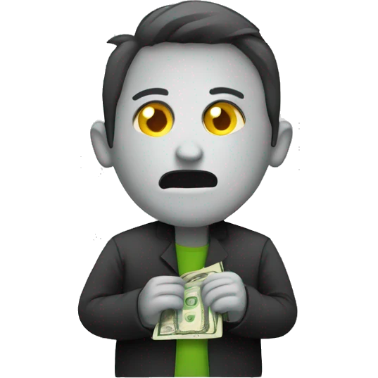 Digital Cash Addict emoji